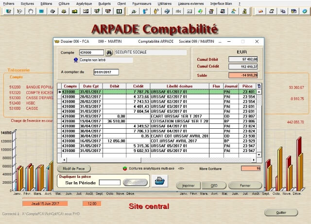 ARPADE Comptabilité - Consultation
